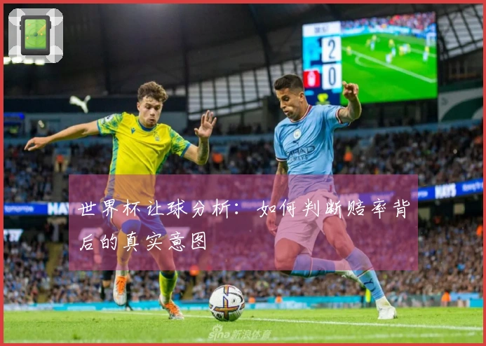 世界杯让球分析：如何判断赔率背后的真实意图